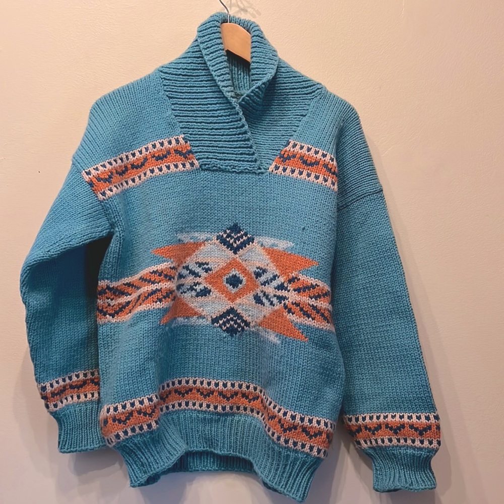 Home Made hand knit Cowichan